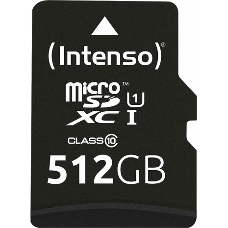 Κάρτα Μνήμης Intenso 512B Micro SD - UHS-I - PREMIUM